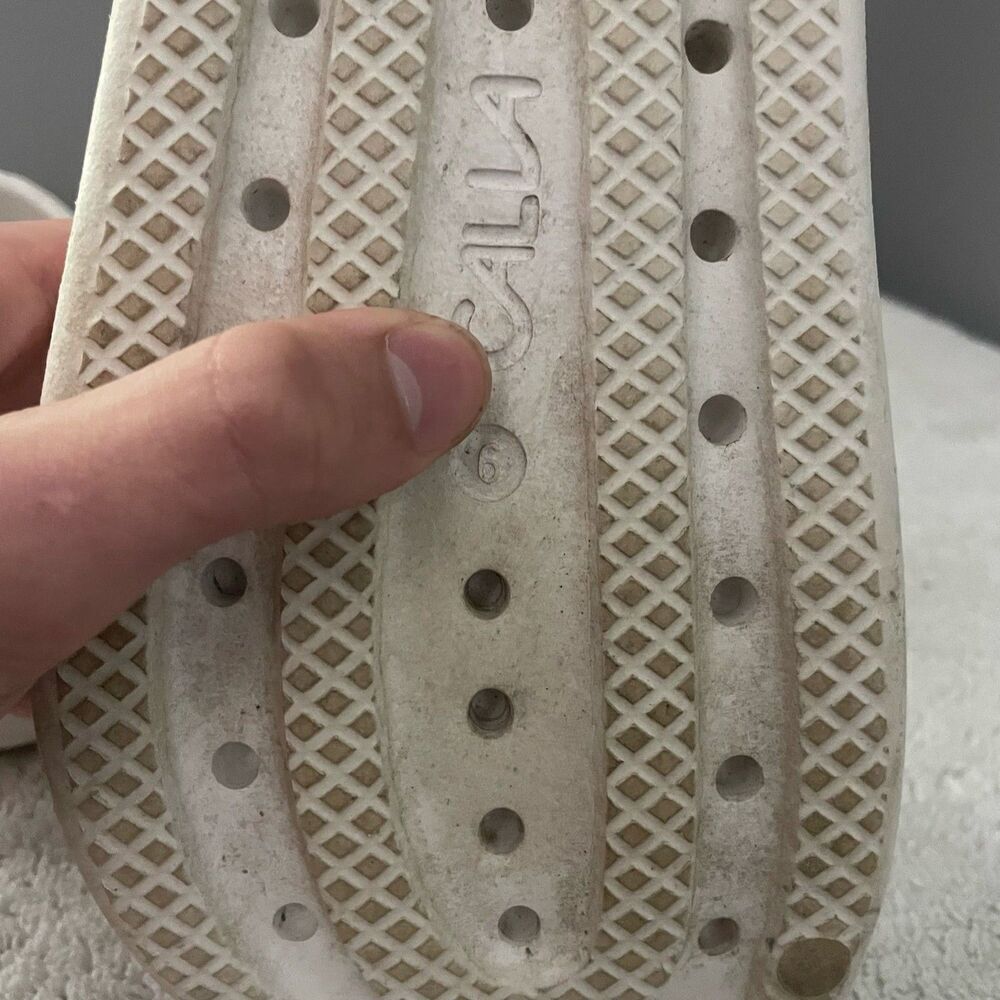 Calia White Slide Sandals Comfort Foam Athleisure 6 Women's Normcore Gym - Picture 2 of 13